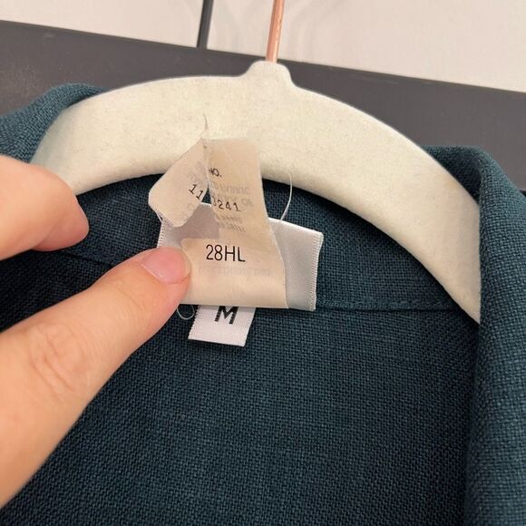 Eileen Fisher 100% Linen Skirt & Blazer Top Set Large - Picture 6 of 16